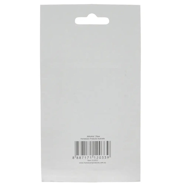 White product packaging with a barcode on a white background