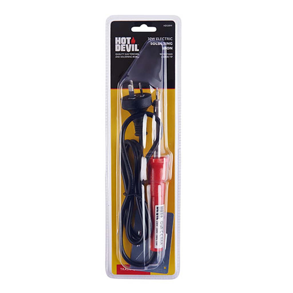 Hot Devil Soldering Iron With Stand 240V 30W HDS30W