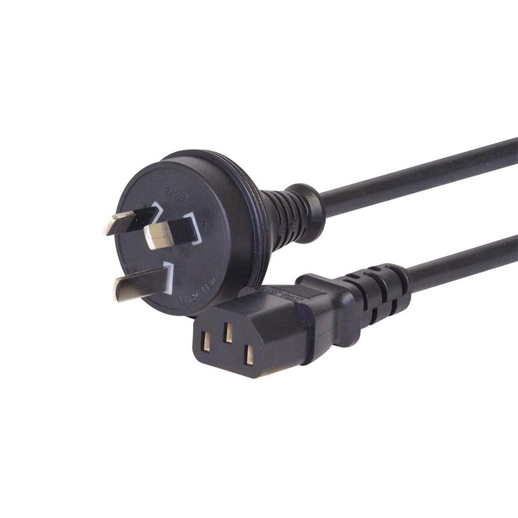 IEC C13 Power Cable Black 1M ACL106BK-1