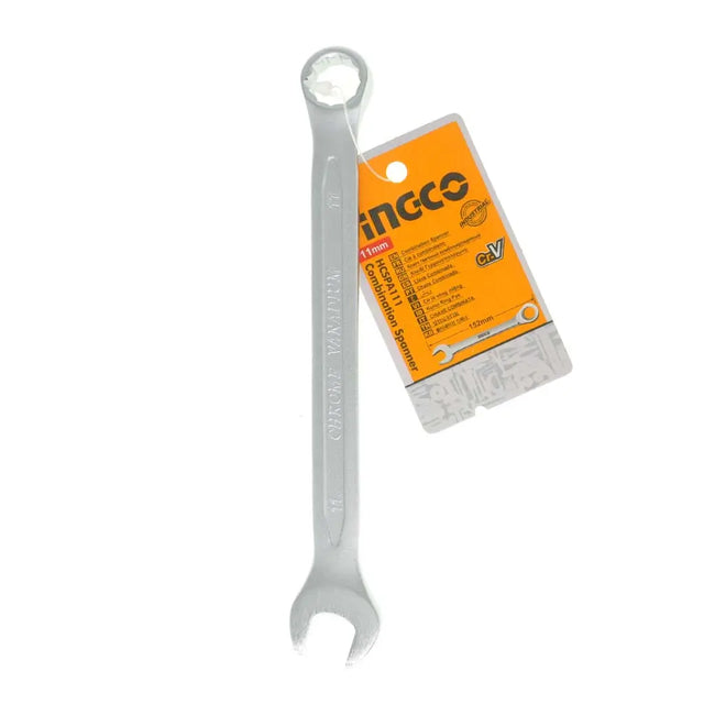 Wrench with a matching INGCO packaging on a white background