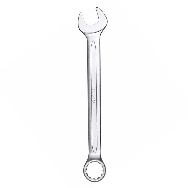 Metal wrench on a white background