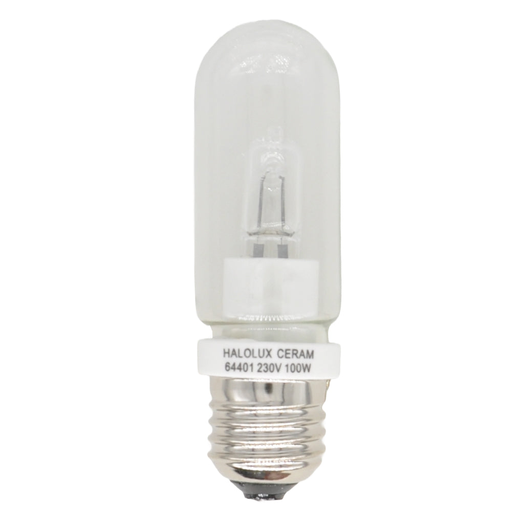 JDD Halolux Halogen Light Bulb E27 230V 100W Clear 64401