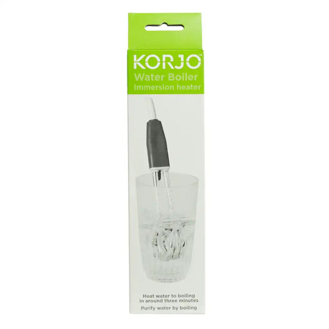 Korjo immersion heater packaging on a white background
