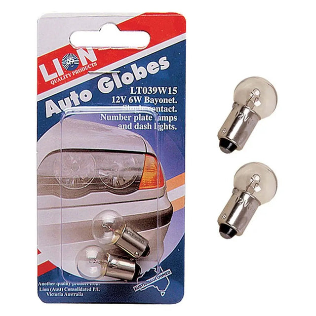 Packaged car light bulbs with a car illustration on the packaging.