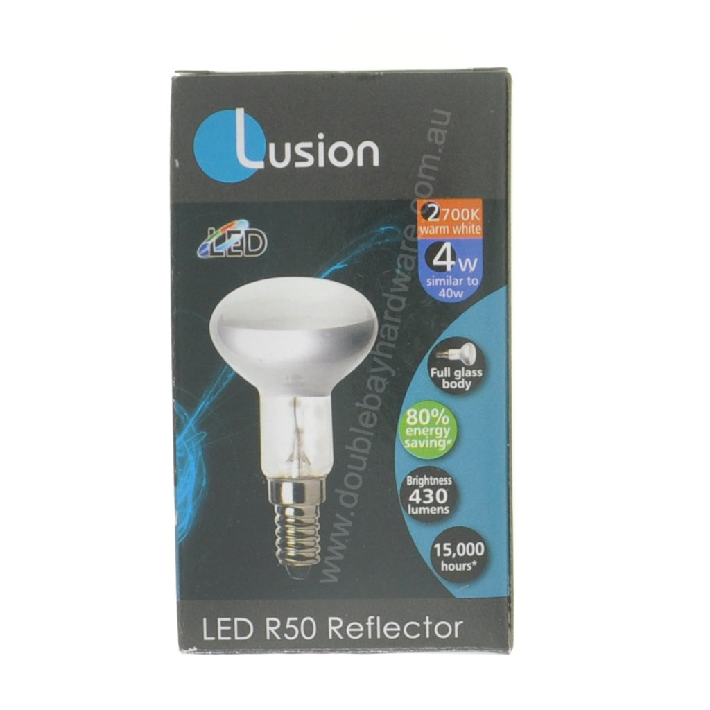 LUSION R50 Reflector LED Light Bulb E14 240V 4W W/W 20911