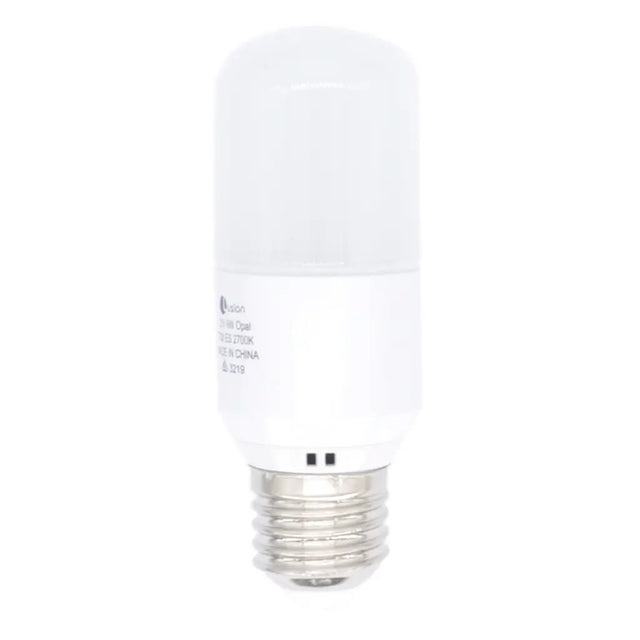 LED light bulb on a white background