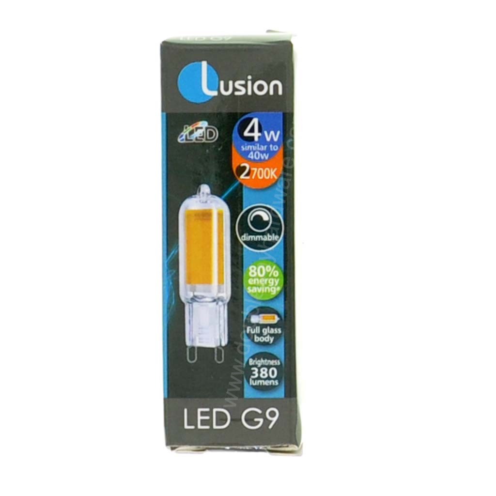 Lusion Bi-Pin LED Light Bulb G9 240V 4W W/W 20177