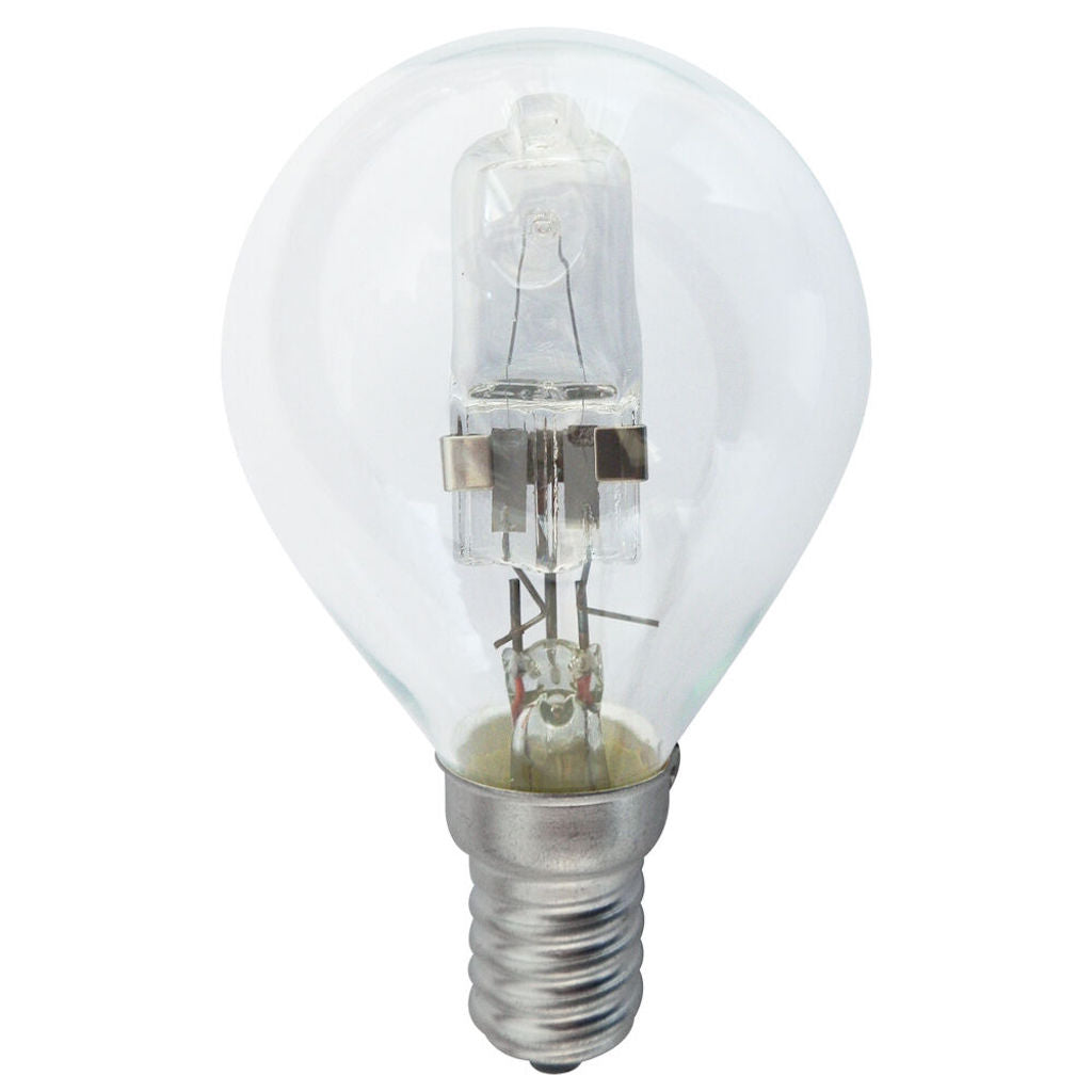Marden Fancy Round Halogen Light Bulb E14 240V 28W(40W) Clear
