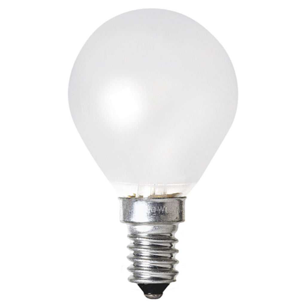 Lusion Fancy Round Halogen Light Bulb E14 240V 28W(40W) Pearl 30211