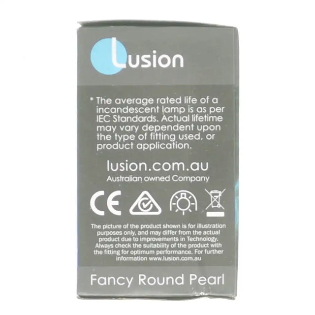 Lusion product packaging with text and branding on a white background