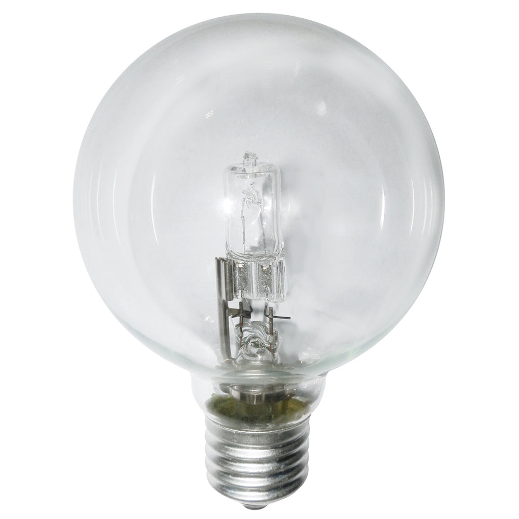 Lusion G95 Spherical Halogen Light Bulb E27 240V 42W(60W) Clear 30305