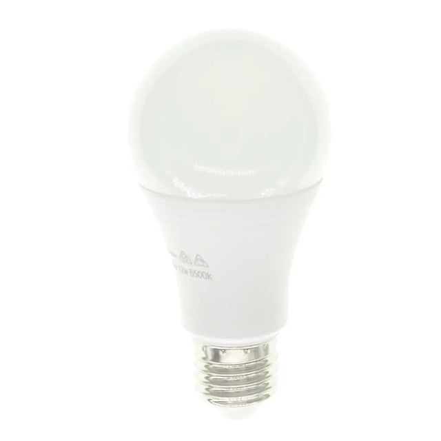 white light bulb on a white background