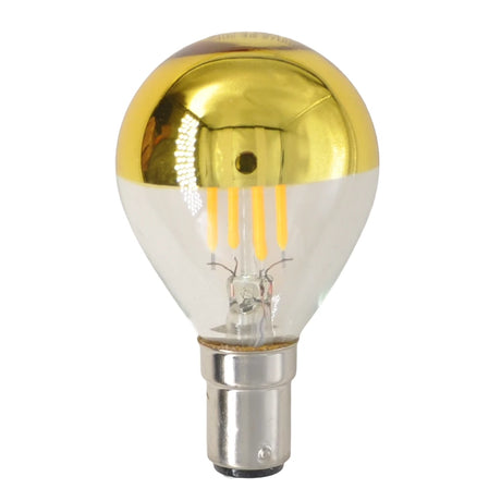Lusion Hollywood Crown Gold Top Filament LED Light Bulb B15 240V 4W W/W 20222