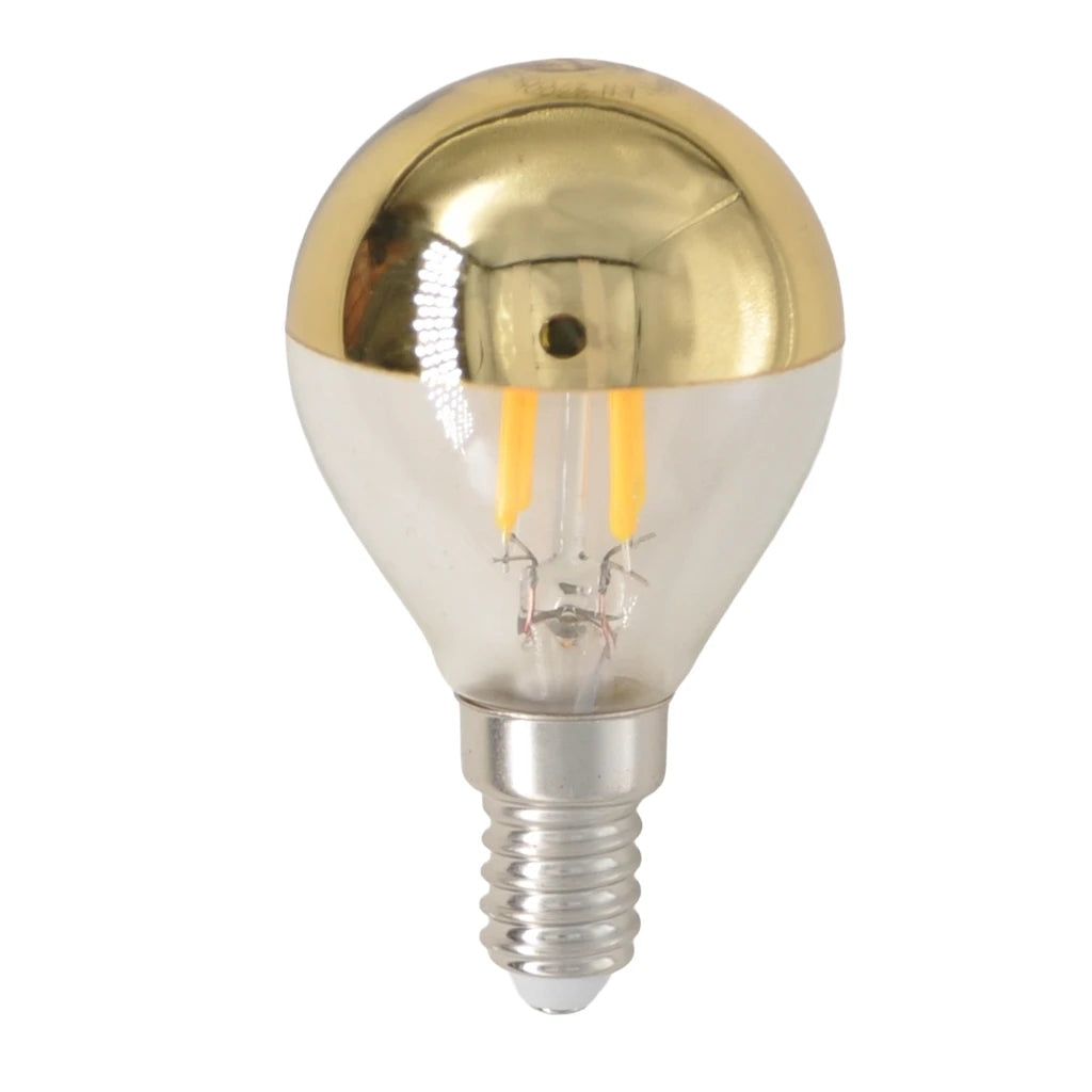 Lusion Hollywood Crown Gold Top Filament LED Light Bulb E14 240V 4W W/W 20225