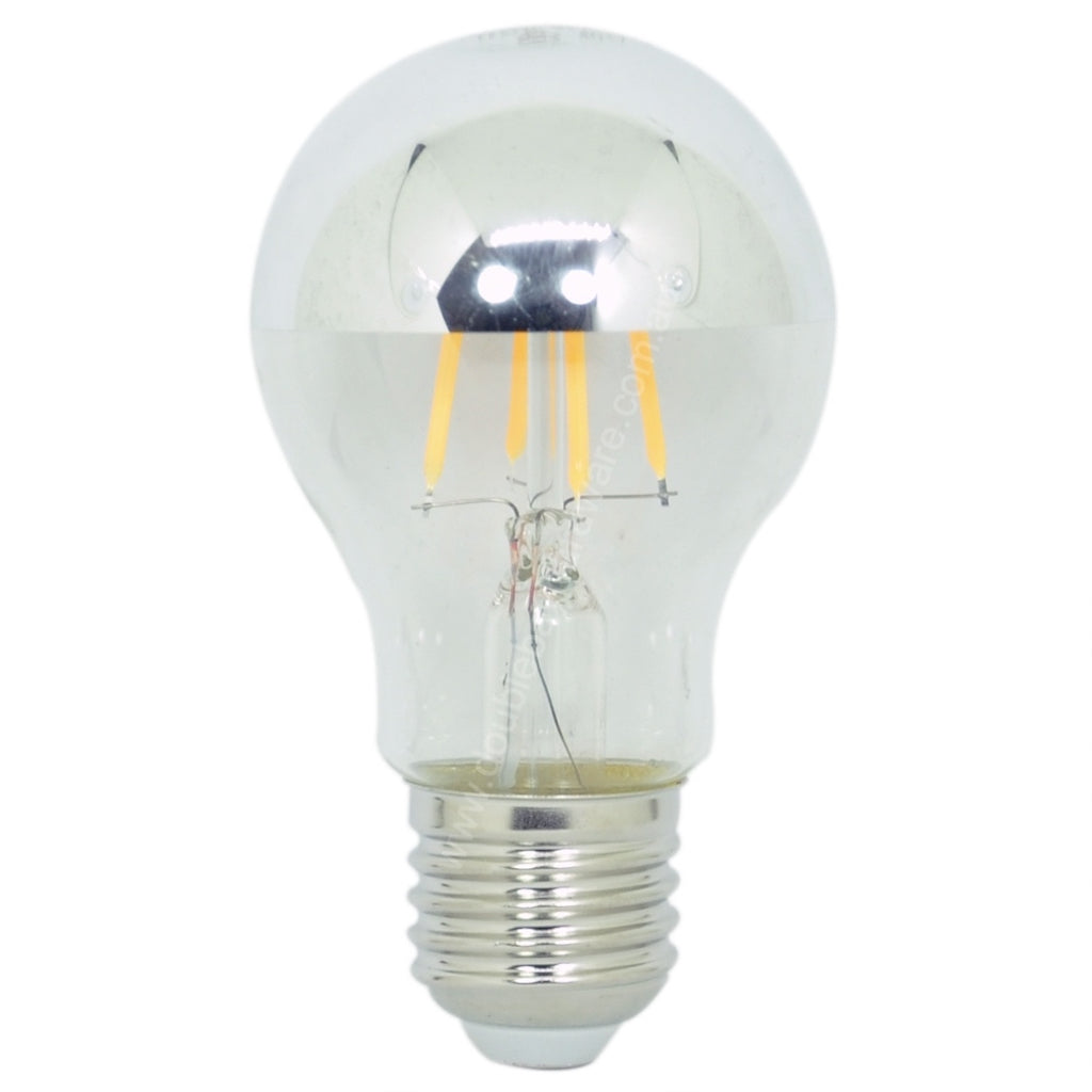 Lusion Crown Silver Top Filament LED Light Bulb E27 240V 4W W/W 20450