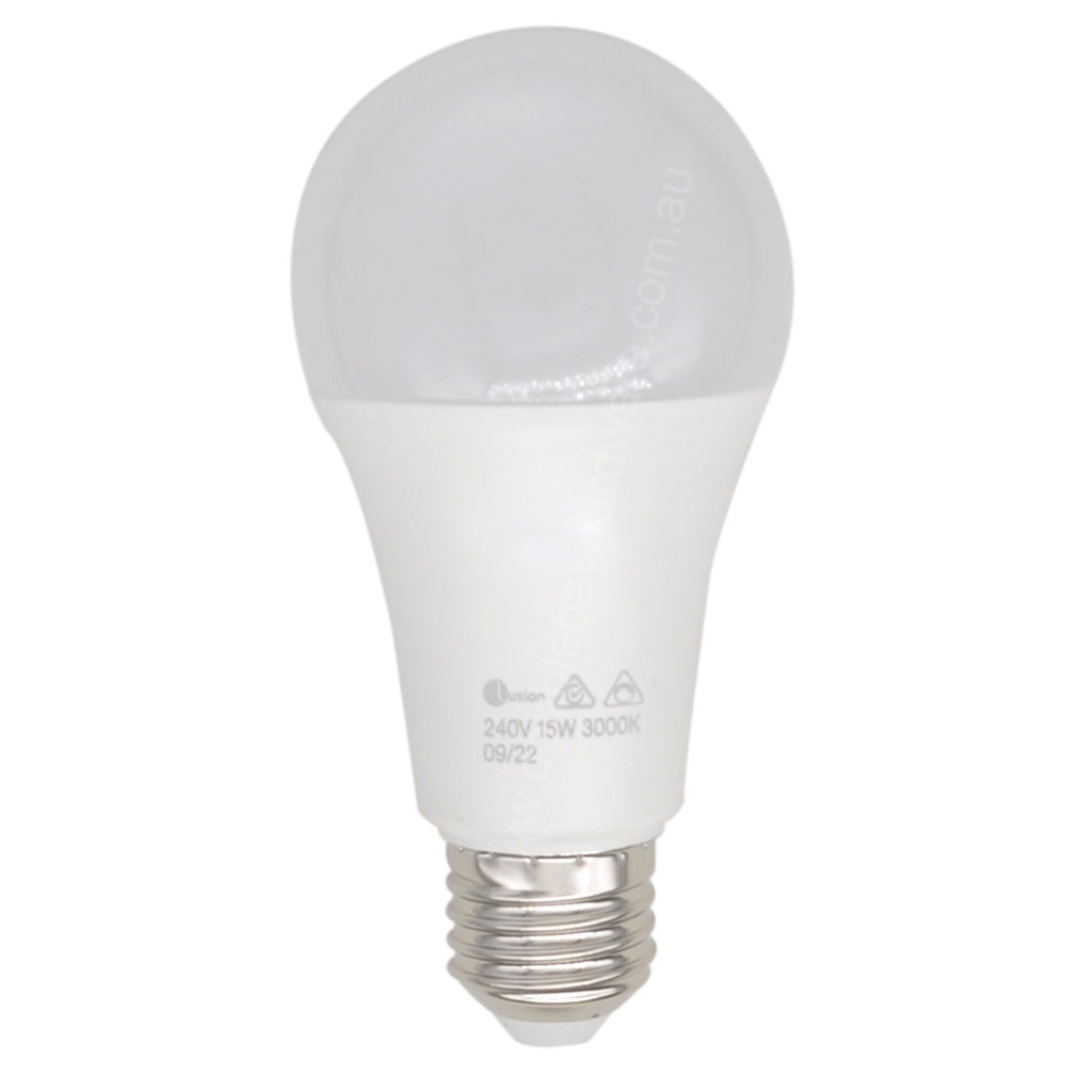 Lusion GLS LED Light Bulb E27 240V 15W W/W 20430