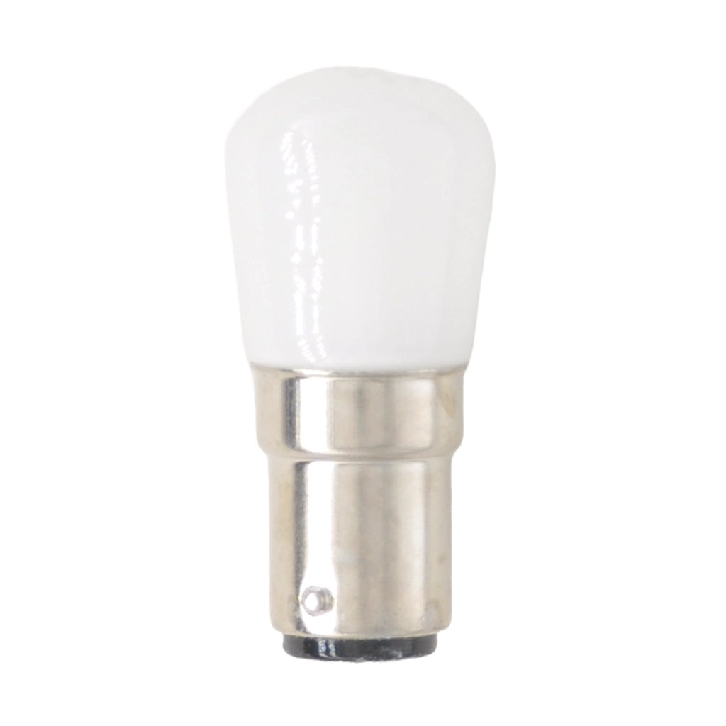 Lusion Pilot LED Light Bulb B15 240V 1.5W W/W Opal 20302
