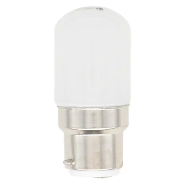 White LED light bulb on a white background