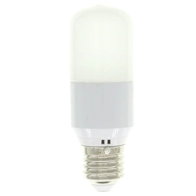 White LED light bulb on a white background