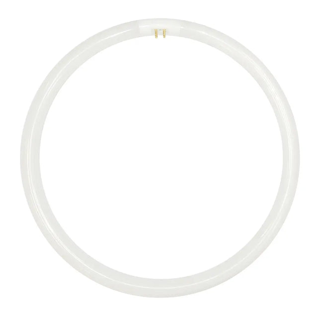 Circular white object on a white background
