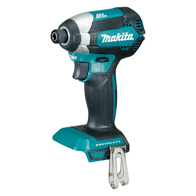 Makita cordless drill driver on a white background