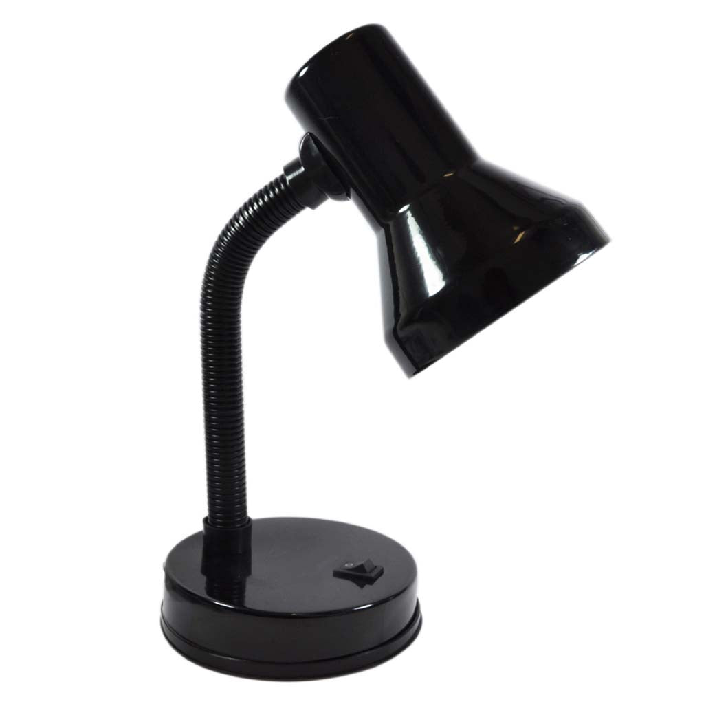 adjustable neck black desk lamp