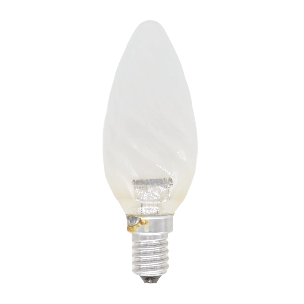 Mirabella Twist Candle Incandescent Light Bulb B15 240V 60W Pearl