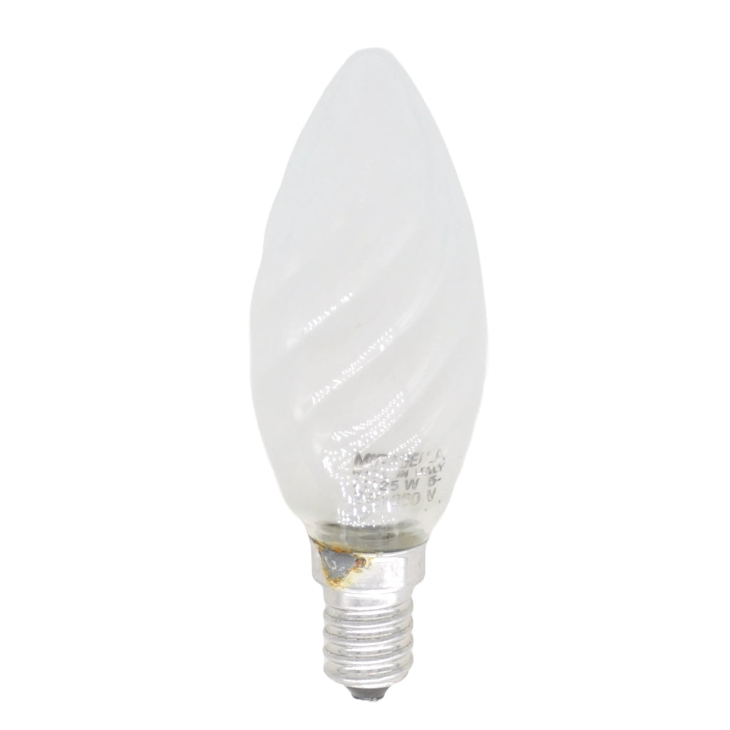 Mirabella Twisted Candle Incandescent Light Bulb E14 240V 25W Pearl