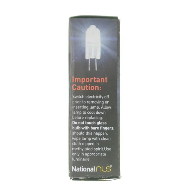 Boxed light bulb with safety instructions on a white background