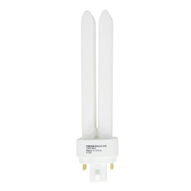 OSRAM DULUX D/E Compact Fluorescent Light Bulb G24q-2 18W/840