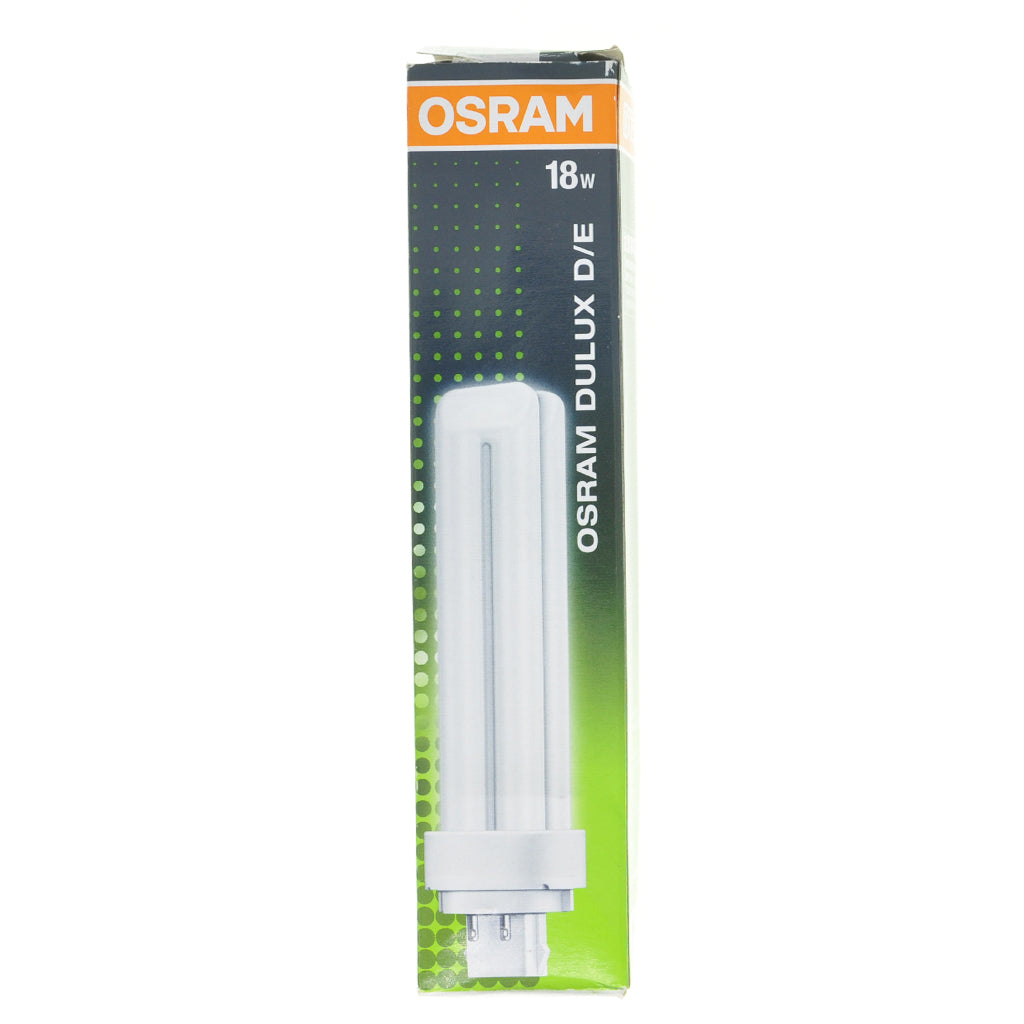 OSRAM DULUX D/E Compact Fluorescent Light Bulb G24q-2 18W/840