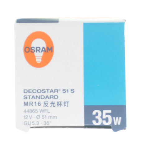OSRAM Decostar 51S Halogen Light Bulb MR16 12V 35W 36° 48865WFL