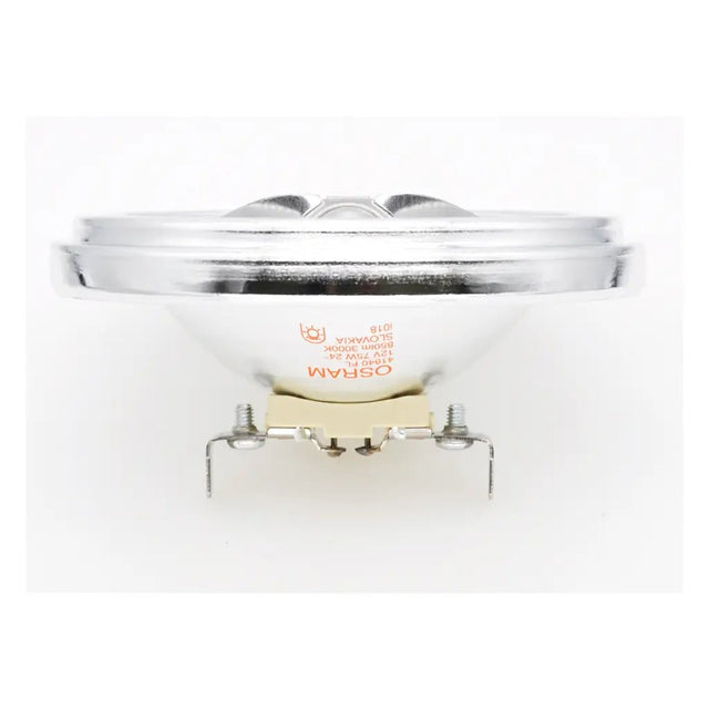 Light bulb with Osram branding on a white background