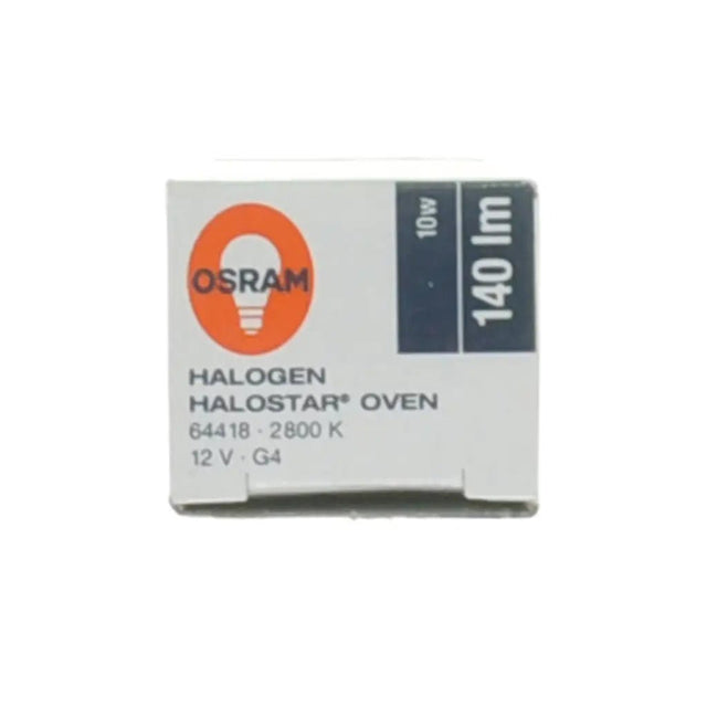 OSRAM halogen oven light bulb packaging on a white background