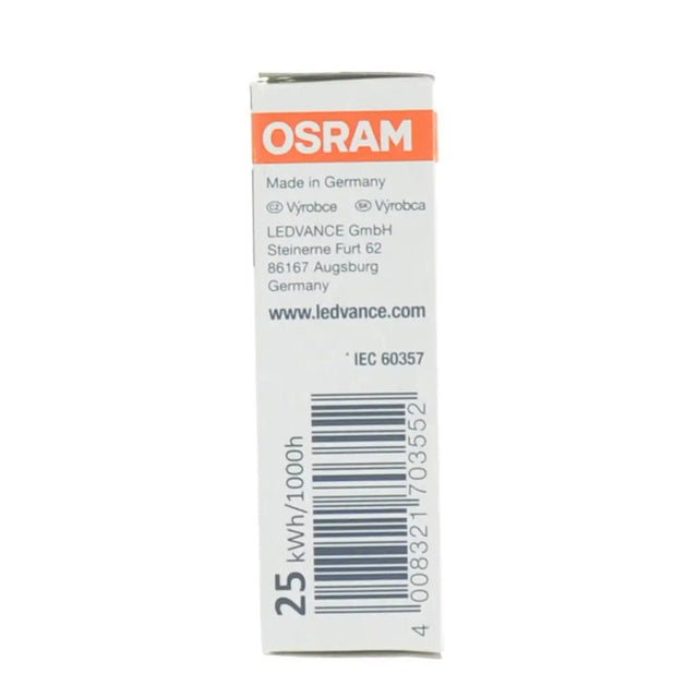 OSRAM light bulb packaging on a white background