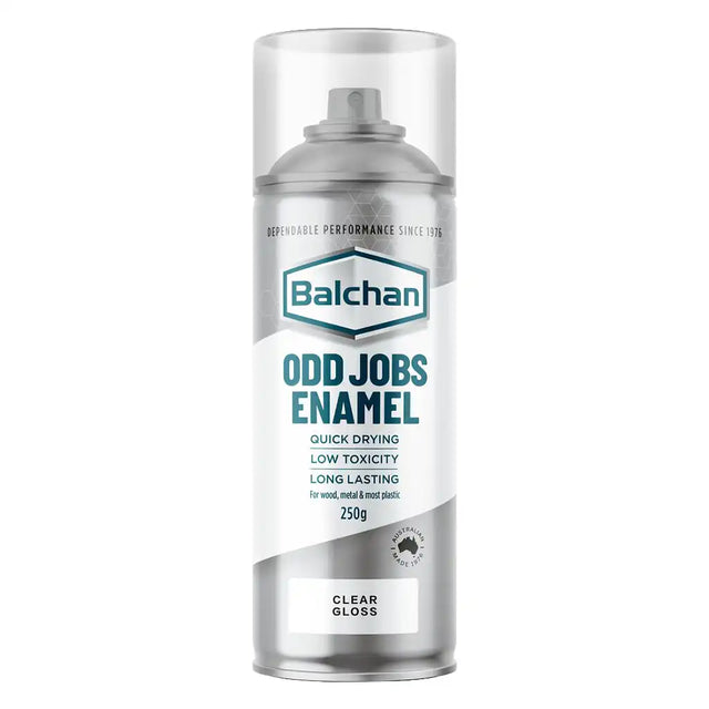 Odd Jobs Clear Enamel Spray Paint 250gm BOJ101047