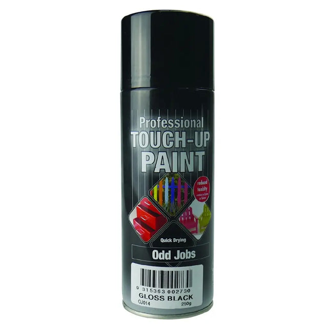 Can of professional touch-up paint labeled 'Odd Jobs' on a white background