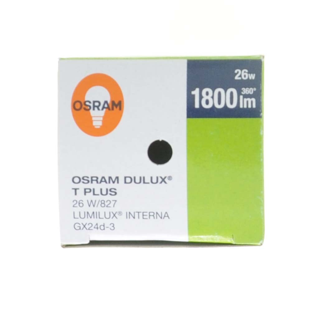 Osram Dulux T Plus Light Bulb GX24d-3 26W/827