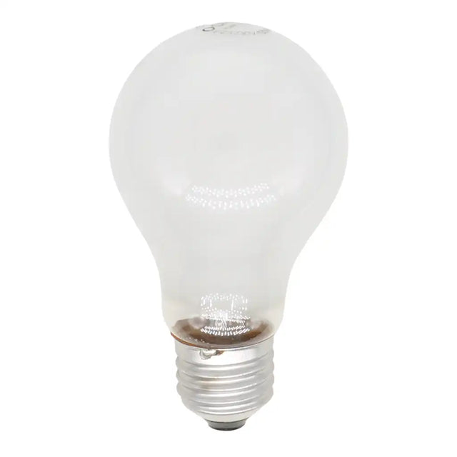 Light bulb on a white background