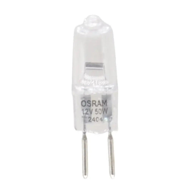 OSRAM GY6.35 light bulb on a white background