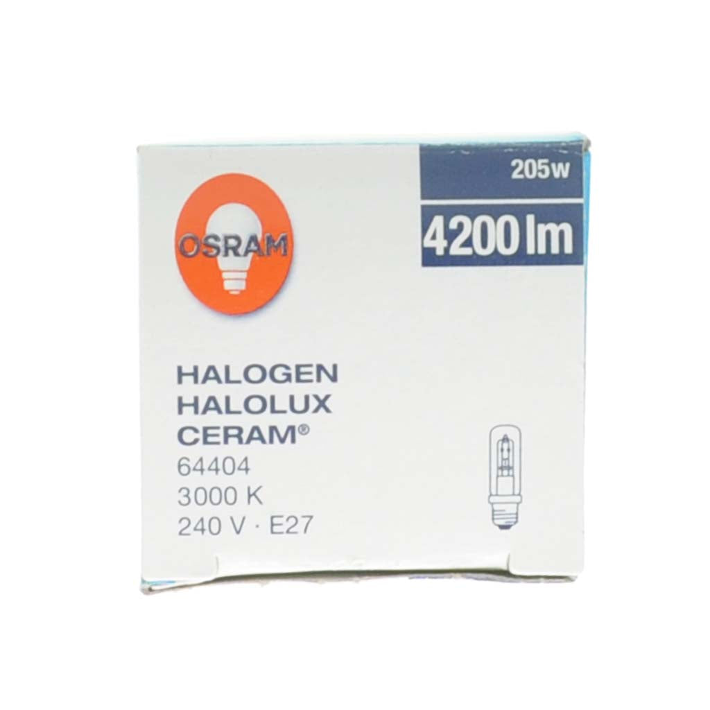 Osram JDD Halolux Ceram Halogen Light Bulb E27 240V 205W Clear 64404