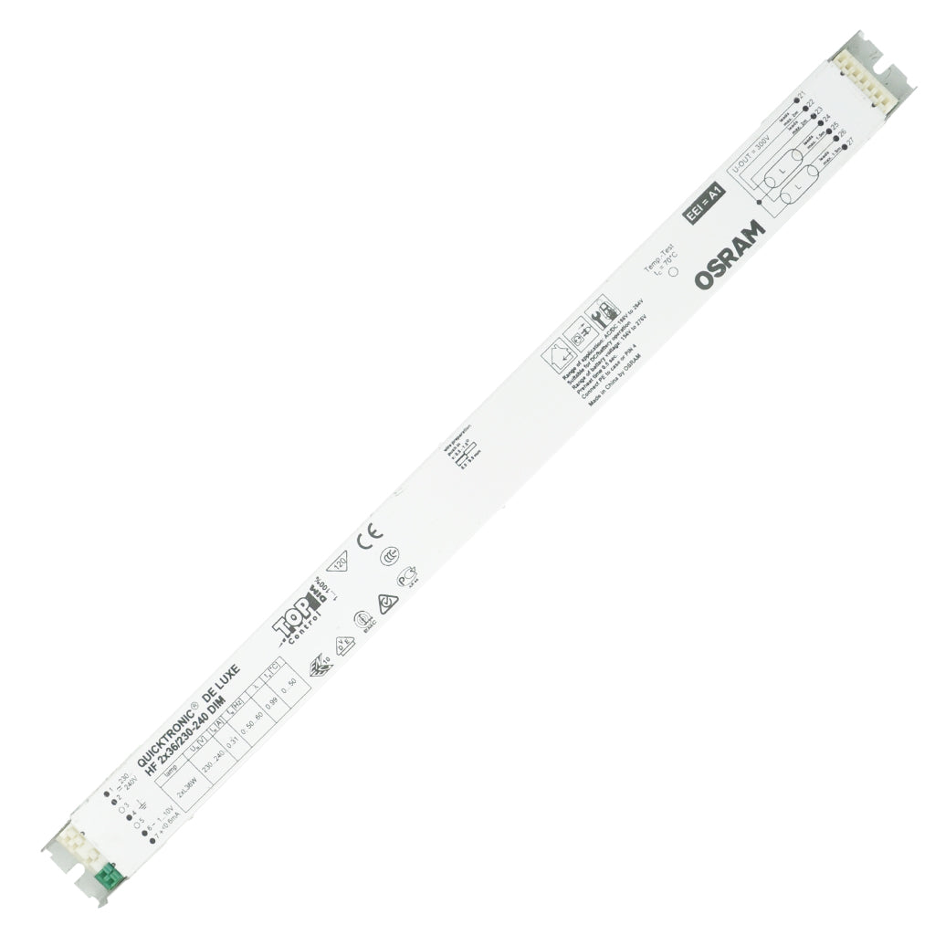 Osram Quicktronic De Luxe HF Dimmable Ballast 2X36W