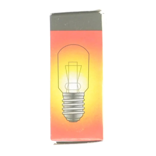 Light bulb packaging with gradient design on a white background