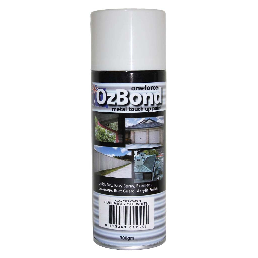 OzBond Surfmist/Off White Acrylic Spray Paint 300g OZB001