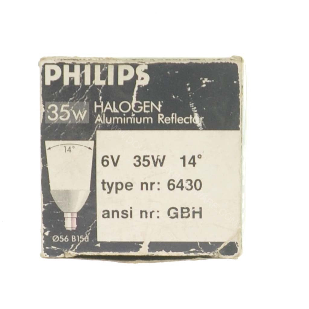 PHILIPS Aluminium Reflector BA15d 6V 35W 14° 6430