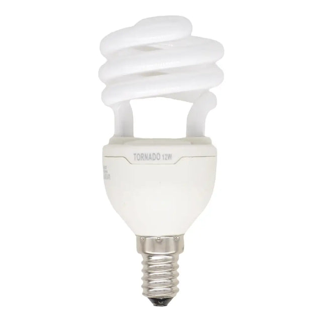 PHILIPS Tornado Spiral Energy Saving Light Bulb E14 240V 12W W/W
