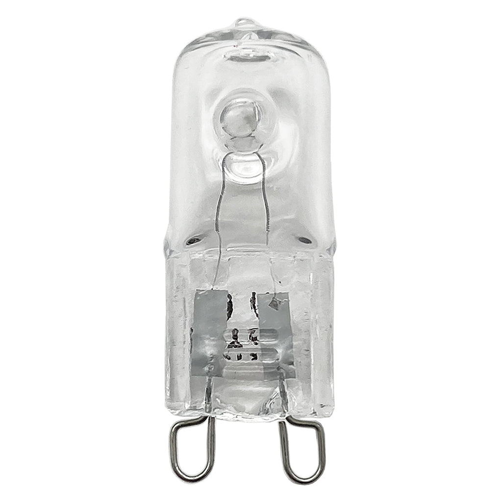 Plusrite Bi-Pin Halogen Light Bulb G9 240V 60W Clear