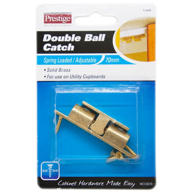 Double ball catch in packaging with Prestige branding
