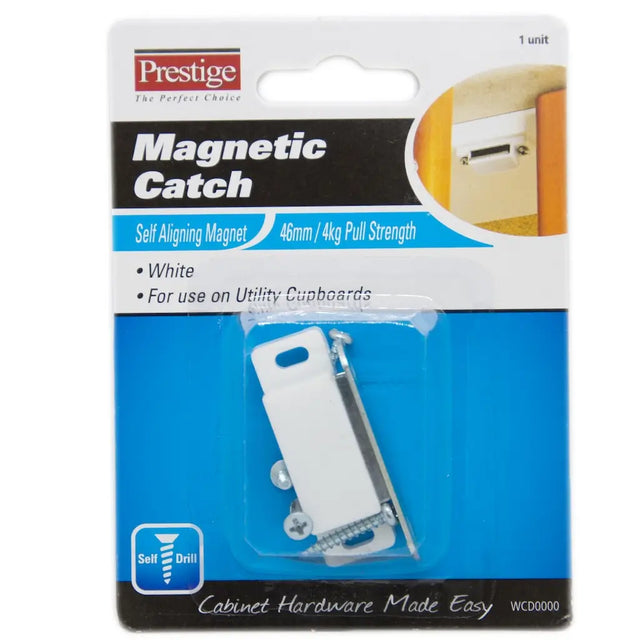 Prestige magnetic catch packaging with a white magnetic catch inside