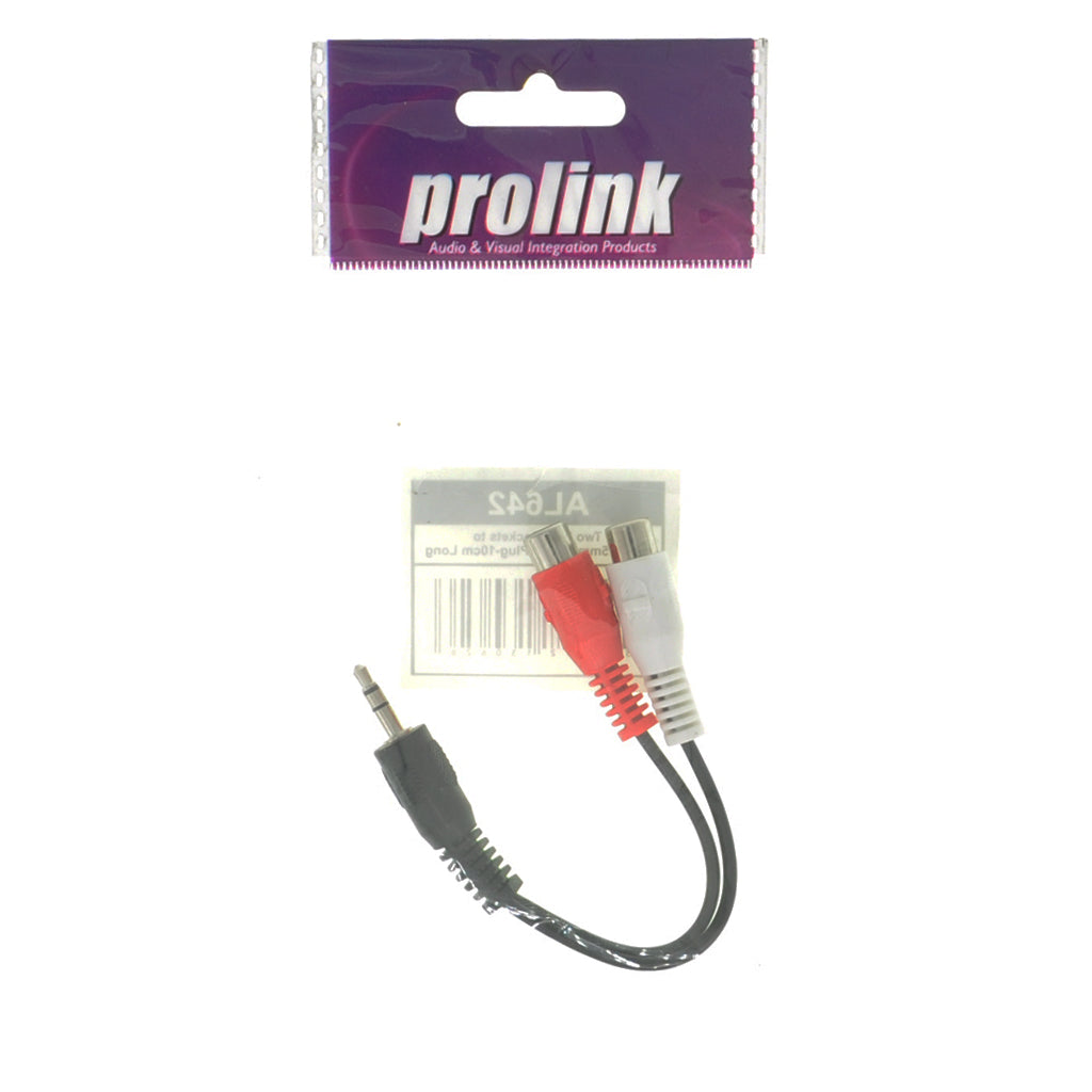 Prolink 3.5mm To RCA Stereo Adaptor AL642